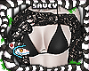 Goth Ripped Top+Bra
