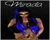 mirada hair black&blue