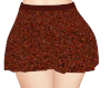 Female Brown Mini Skirt