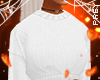 White Cozy Crop Sweater