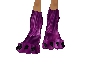 Purple furry feet
