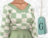 G. Crop Sweater Mint