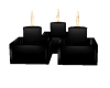 Black  Table Candles