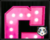 [P2] Pink Neon Letter G