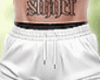 EY White Boxer Tatto