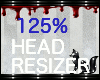 FOX 125% head resizer
