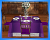 Purple Wed Guest Table