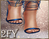 2FY Blue Strap Heels