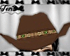 Brown Emerald Cowboy Hat