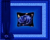 Blue Rose Pillow