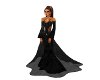 black vamp wedding dress