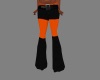 Black/Orange Pants