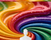 Rainbow glitter swirl bg
