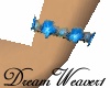 Blue Flower Hemp Bracele