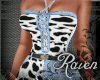 *R* Cowgirl Romper Black