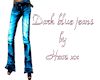 Dark blue froy jeans
