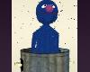 Grover in Garbage Can Trash Fun Funny Hilarious FLies