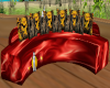 Red Fire Dragon Couch