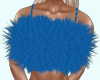 blue fur top
