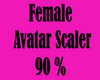 Female Avatar Scaler 90%