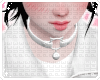 ♪ cat choker white