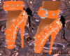 ballet shoes orange