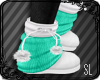 !SL l Teal Snow Shoes