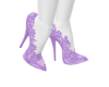 Lilac Flower Heels