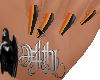 sweet pumpkin nails