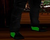 Black Shoes w/ Green