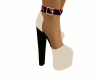 ~DD~ White & Black heels