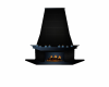 Sky's blue fireplace
