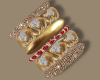 Gold Bangles Ruby