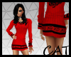 XOXO Red Sweater Dress