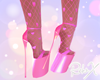R| <3 Heels - Neon Pink