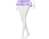 Purple Plaid Skirt