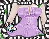 Denim Romper Lilac