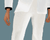 traje elegante blanco