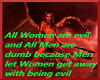 Why Women are Evil