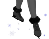 Grey Ice skates
