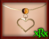 Heart Necklace Tiger Eye