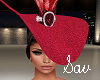 Couture Hat/Red