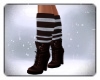 Fall Maroon Boots/Socks