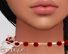 Red Pearls Chokers