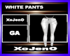 WHITE PANTS