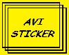 AVI Sticker