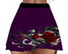 Purple wRose Skirt