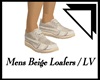 LV/Mens Beige Loafers