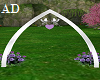 Purple Rose Wedding Arch