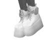 /// White Platform Boots